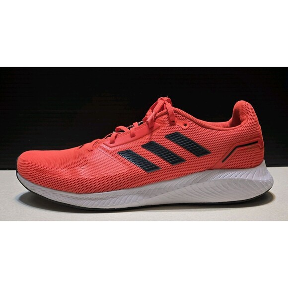 Adidas Run Falcon 2.0 Running Lace up Men's Shoes Size 11.5, 2021 Solar Red, NEW - Picture 12 of 16